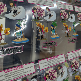 échantillon stickers 3D PRO par Sherpa Transfert