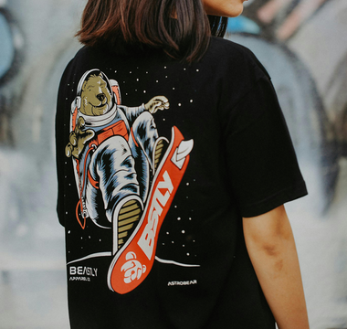 T-shirt personnalisé avec transfert DTF