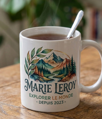 Mug personnalisé avec transfert de sublimation
