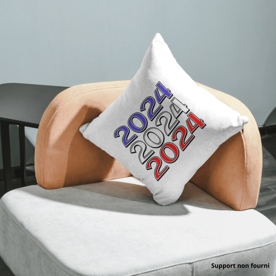 Housse de coussin personnalisée avec transfert DTF