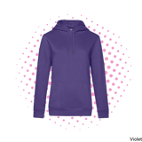 Sweat personnalisé à capuche femme - BCW02Q