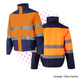 Blouson matelassé 2 en 1 haute visibilité - VL161