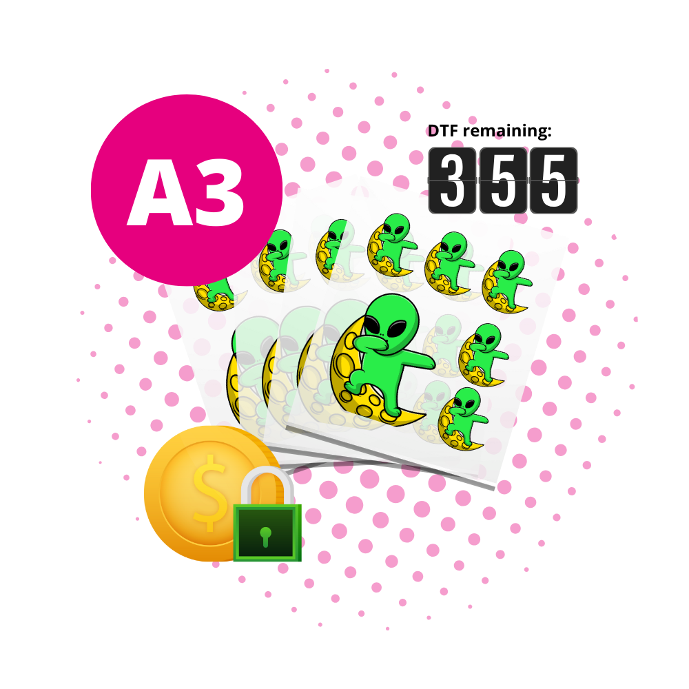 Forfait Impression DTF A3 -BLACKPEUF