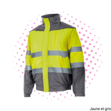 Blouson matelassé 2 en 1 haute visibilité - VL161
