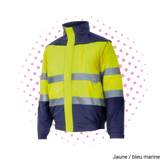 Blouson matelassé 2 en 1 haute visibilité - VL161
