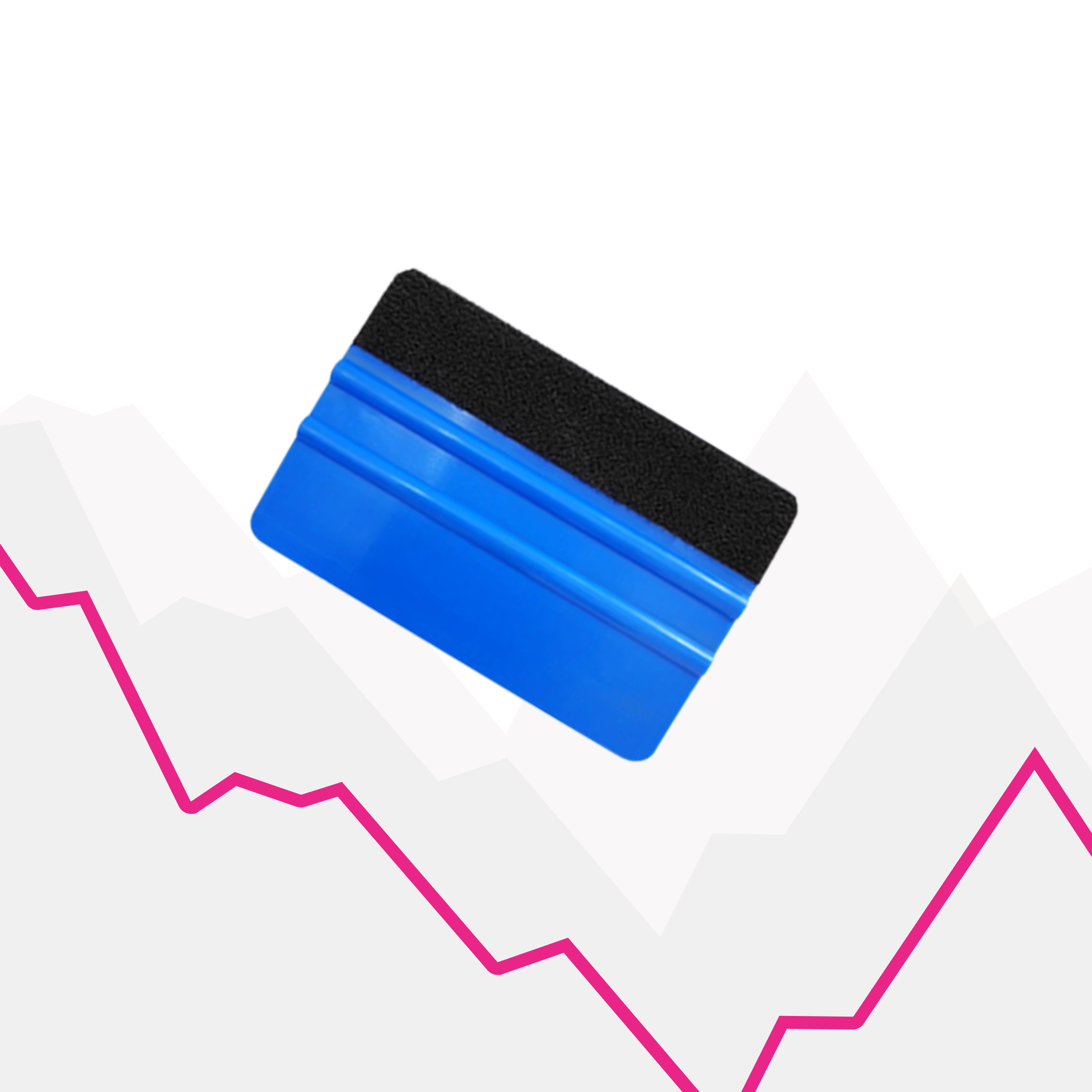 Raclette en feutre, applicateur sticker UV-DTF