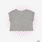 T-shirt crop top femme - MT096