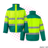 Blouson matelassé 2 en 1 haute visibilité - VL161