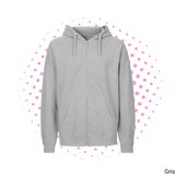 Sweat à capuche zippé en coton Tiger - T63301
