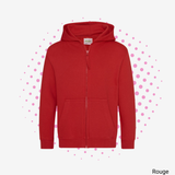 Sweat zippé à capuche Enfant- JH050J