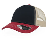 Casquette Rapper en coton canvas - ATLANTIS HEADWEAR - #AT180