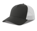 Casquette 5 pans style trucker en coton - ATLANTIS HEADWEAR - #AT228