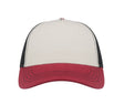 WHITE / BURGUNDY / BLACK