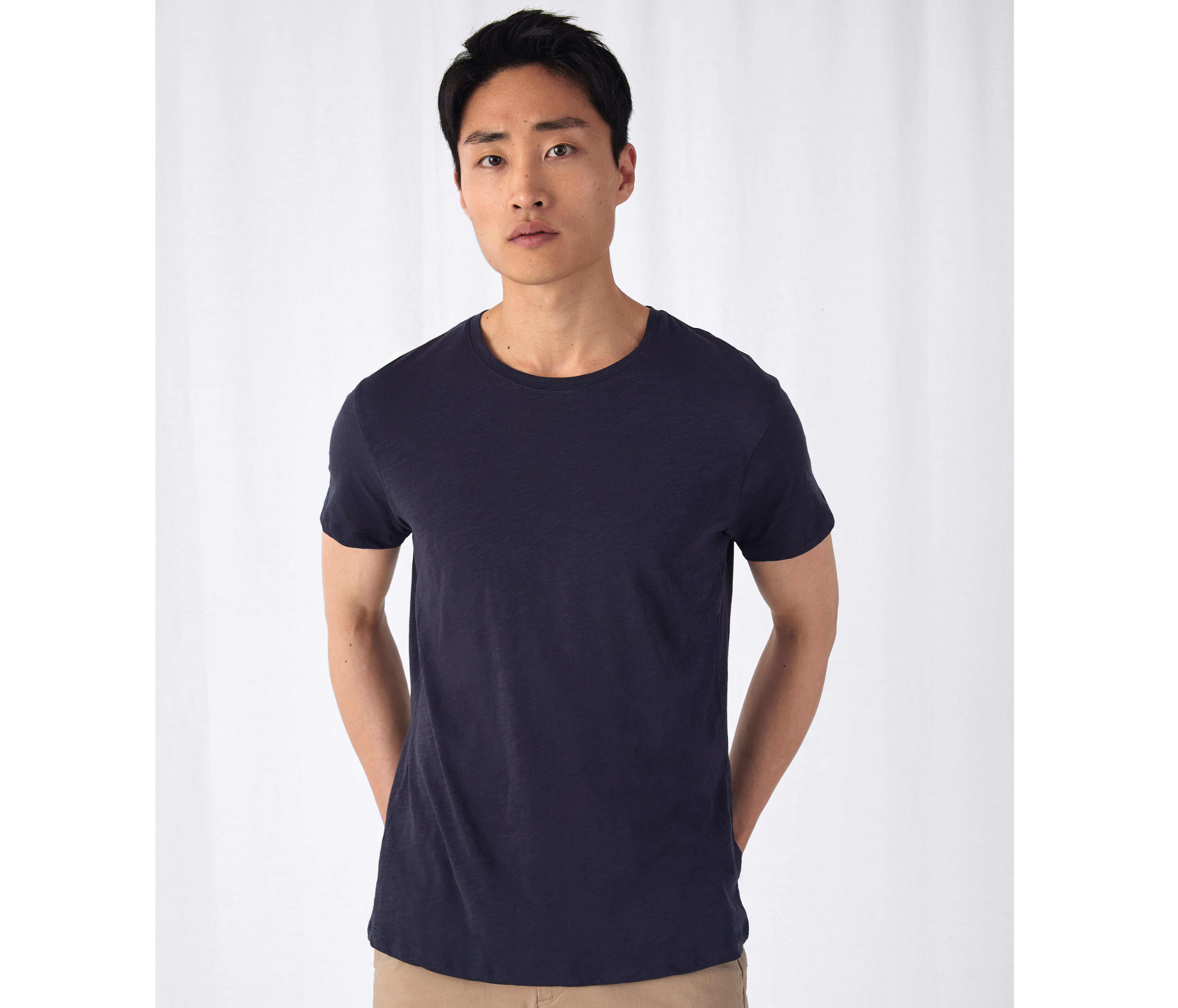 Tee-shirt homme Slub en coton bio - B&C - #BC046