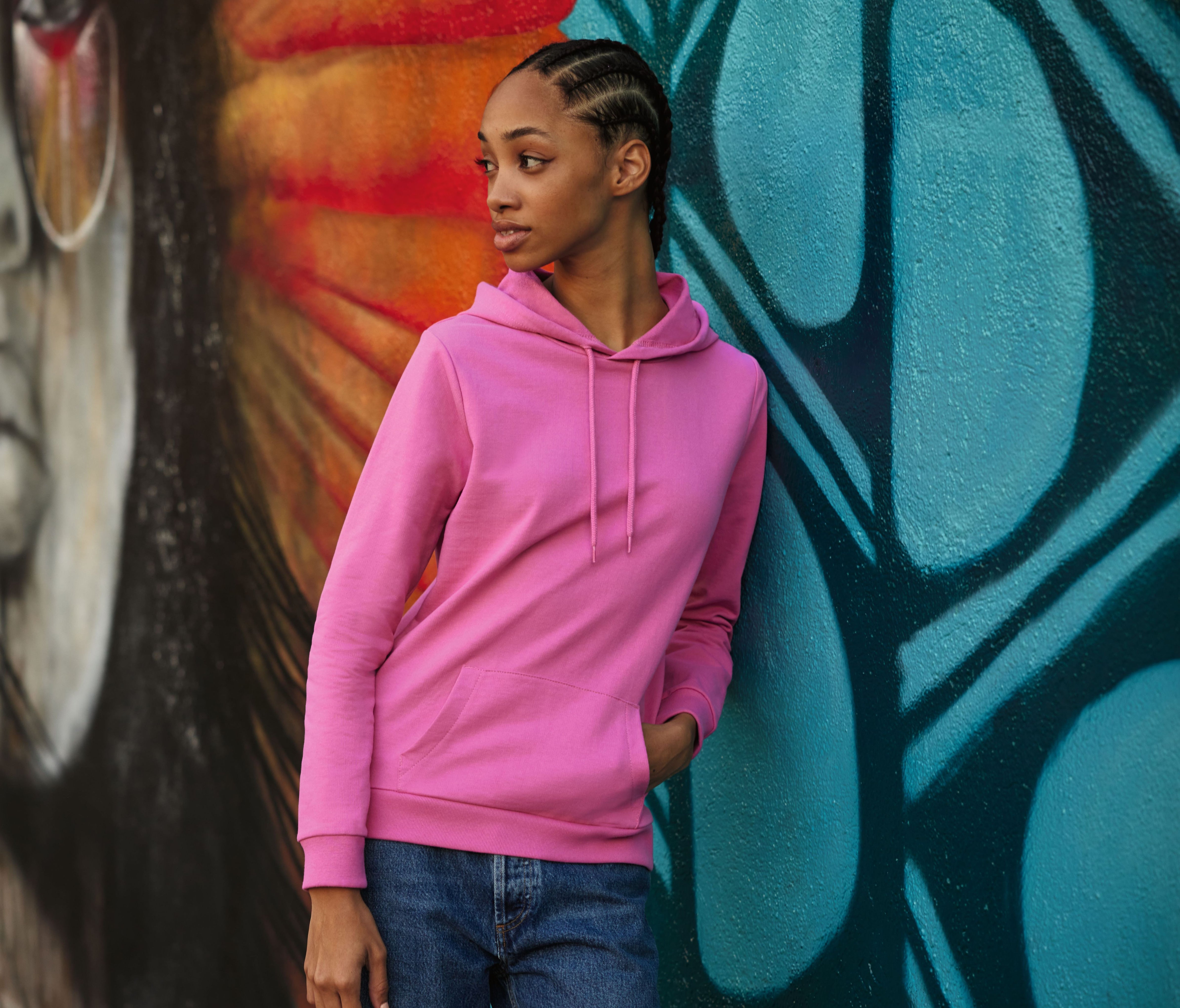 Sweat capuche # femme - B&C - #BCW04W