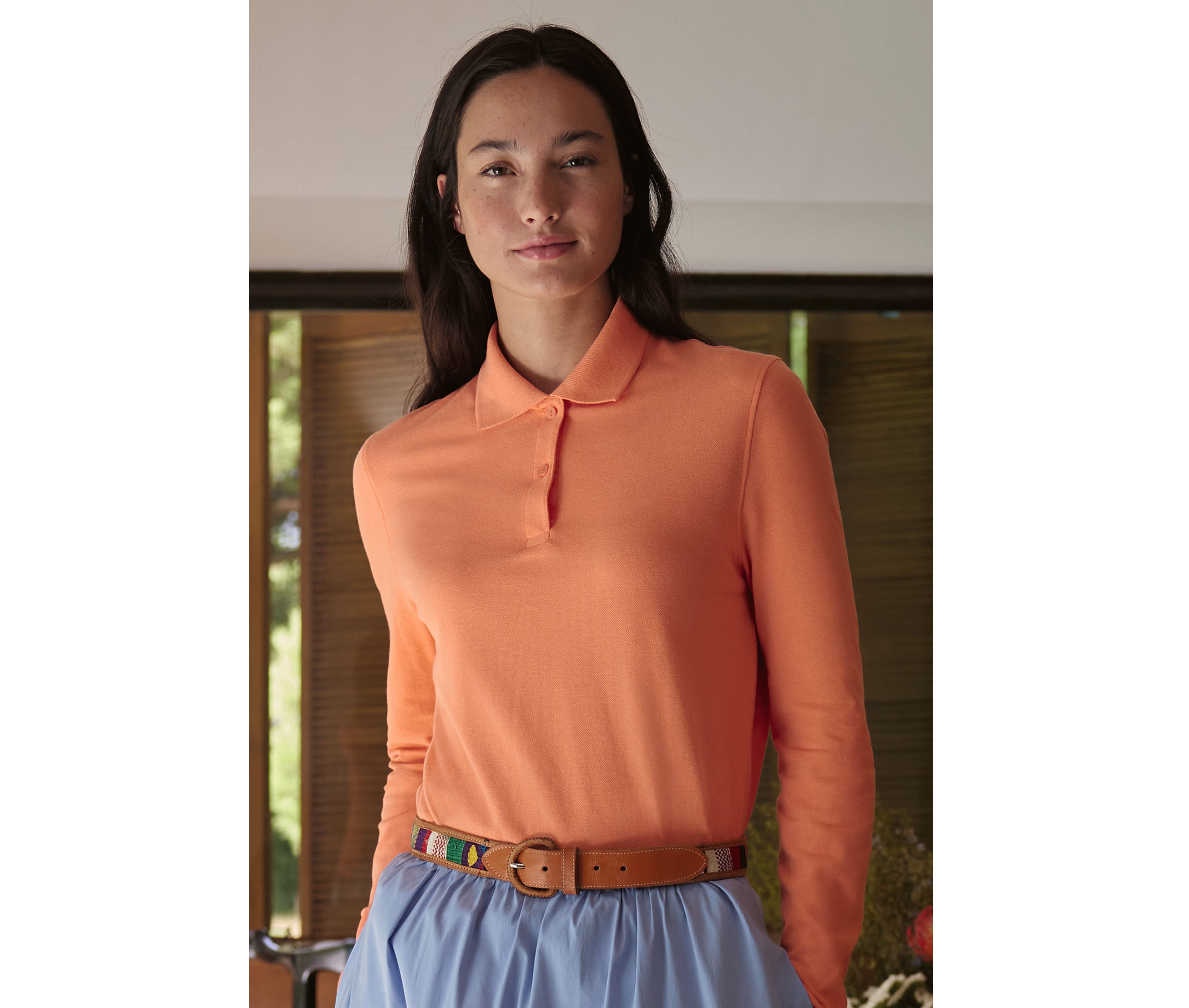 Polo femme manches longues 210 - B&C - #BCW464