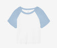 WHITE / BABY BLUE