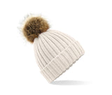 Bonnet grosse maille Pop Pom - BEECHFIELD - #BF412