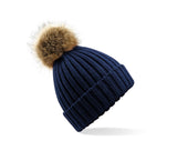 Bonnet grosse maille Pop Pom - BEECHFIELD - #BF412