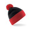 BLACK/BRIGHT RED