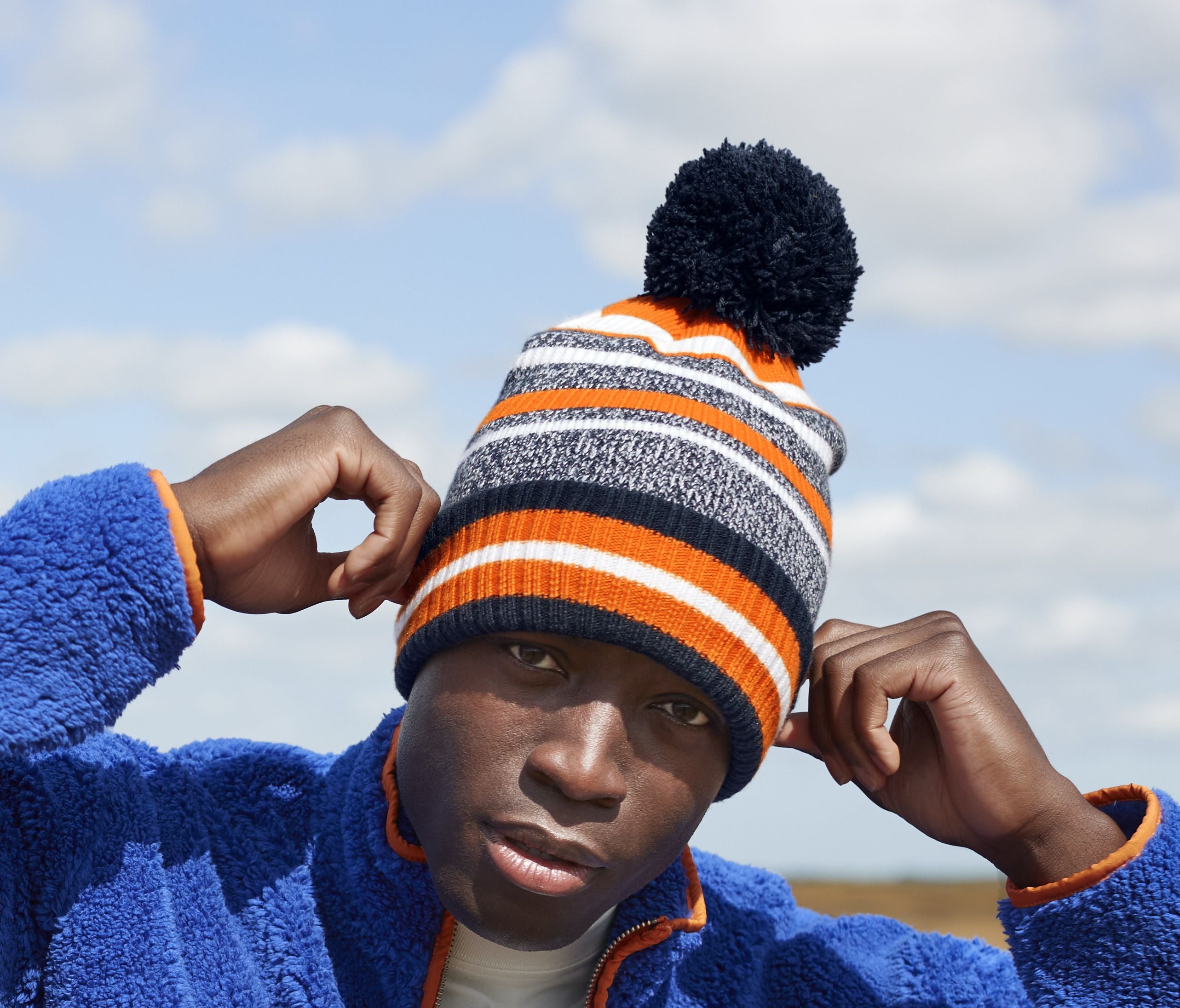 Bonnet avec pompon pour supporters - BEECHFIELD - #BF474R