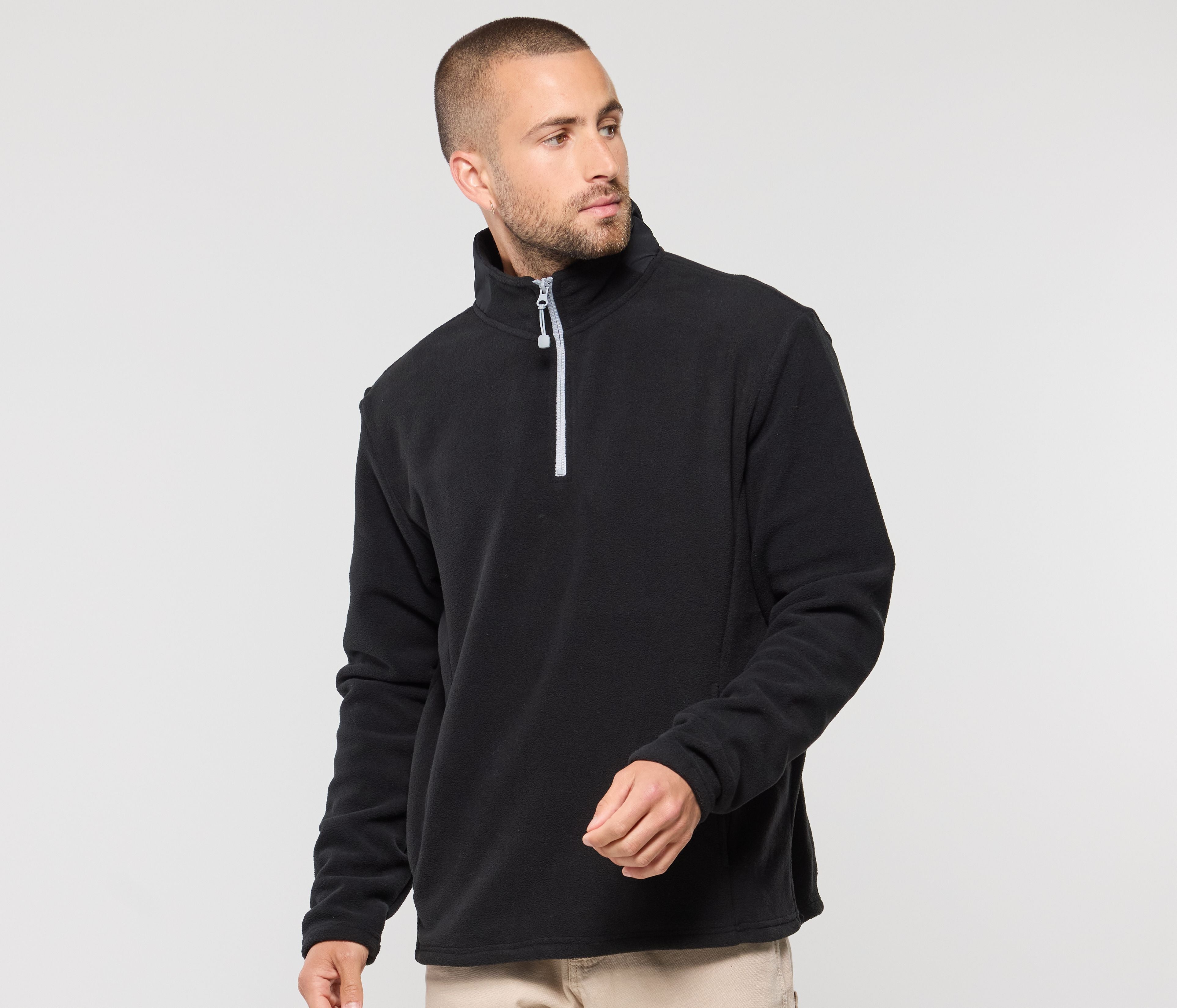 Polaire col zippé contrasté - PEN DUICK - #BM505