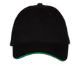 BLACK/KELLY GREEN