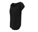Tee-shirt femme au dos rallongé - BUILD YOUR BRAND - #BY036