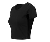 Tee-shirt femme "cropped" - BUILD YOUR BRAND - #BY042