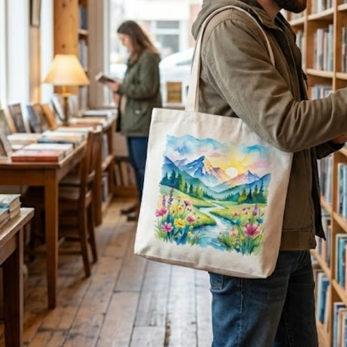 Tote bag  personnalisé avec transfert de sublimation