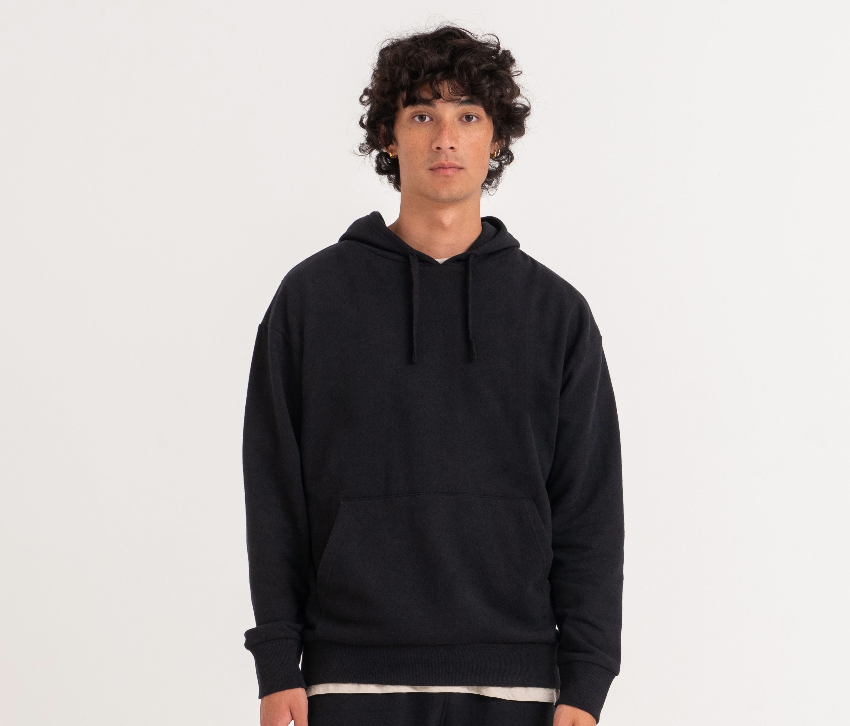 Sweat capuche en coton et polyester recyclés - ECOLOGIE - #EA042