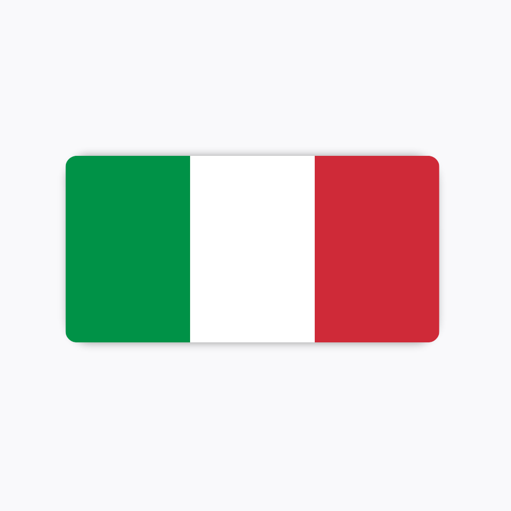 Écusson Drapeau Italien