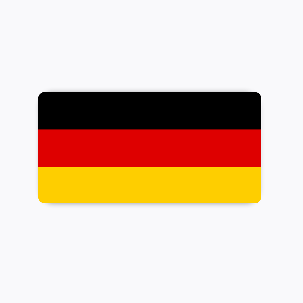Écusson Drapeau Allemagne