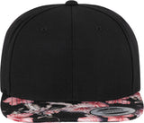 Casquette snapback motif fleuri - FLEXFIT - #F6089F
