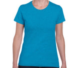 Tee-shirt col rond 180 femme - GILDAN - #GN182