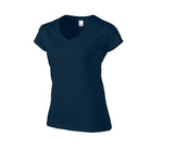 Tee-shirt col V femme - GILDAN - #GN647