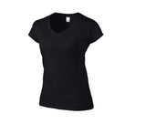 Tee-shirt col V femme - GILDAN - #GN647