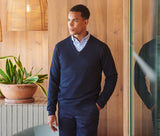 Pull col V homme - HENBURY - #HY720