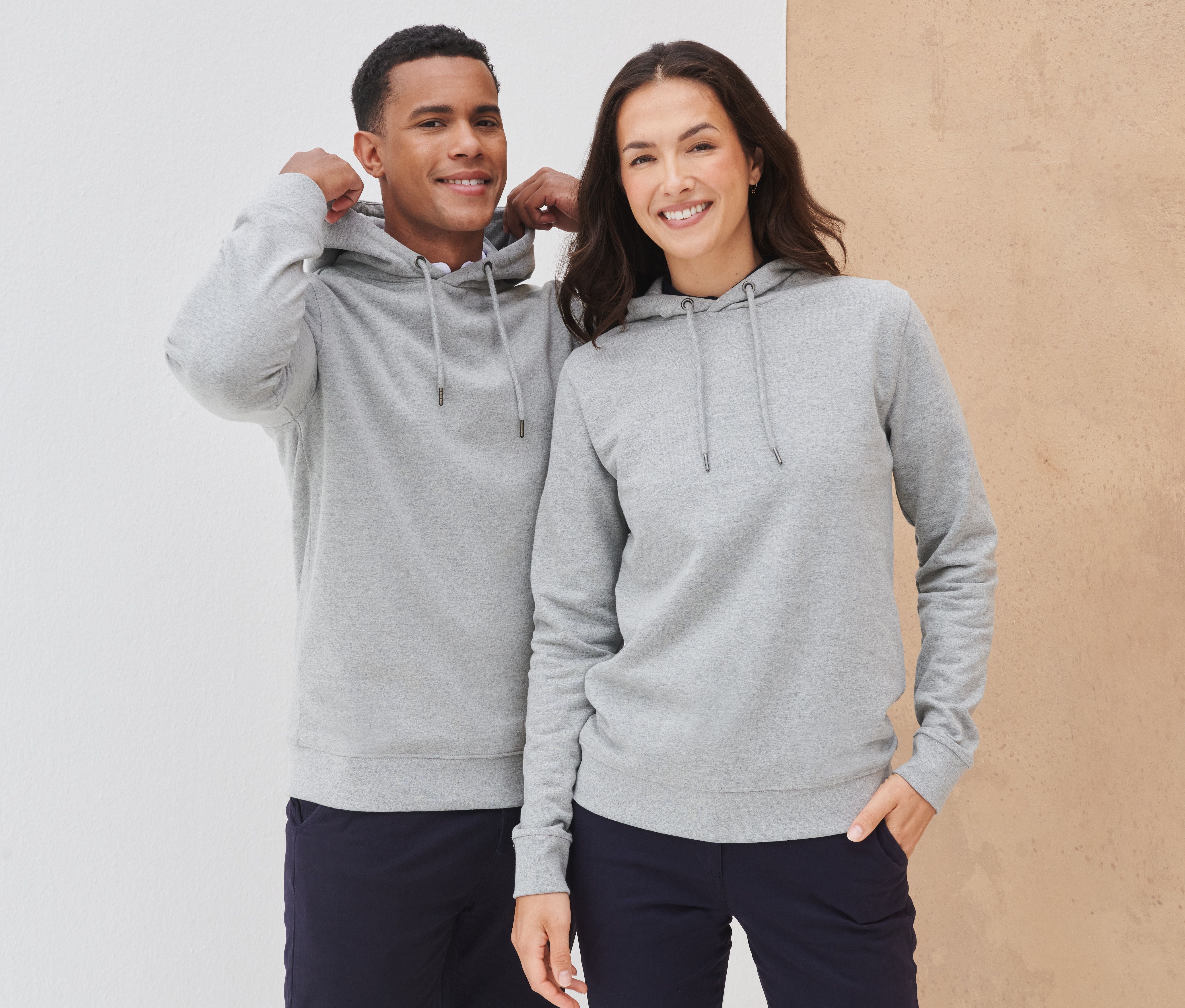 Sweat capuche en coton et polyester recyclés - HENBURY - #HY841