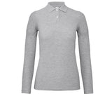 Polo manches longues femme - B&C - #ID1LW