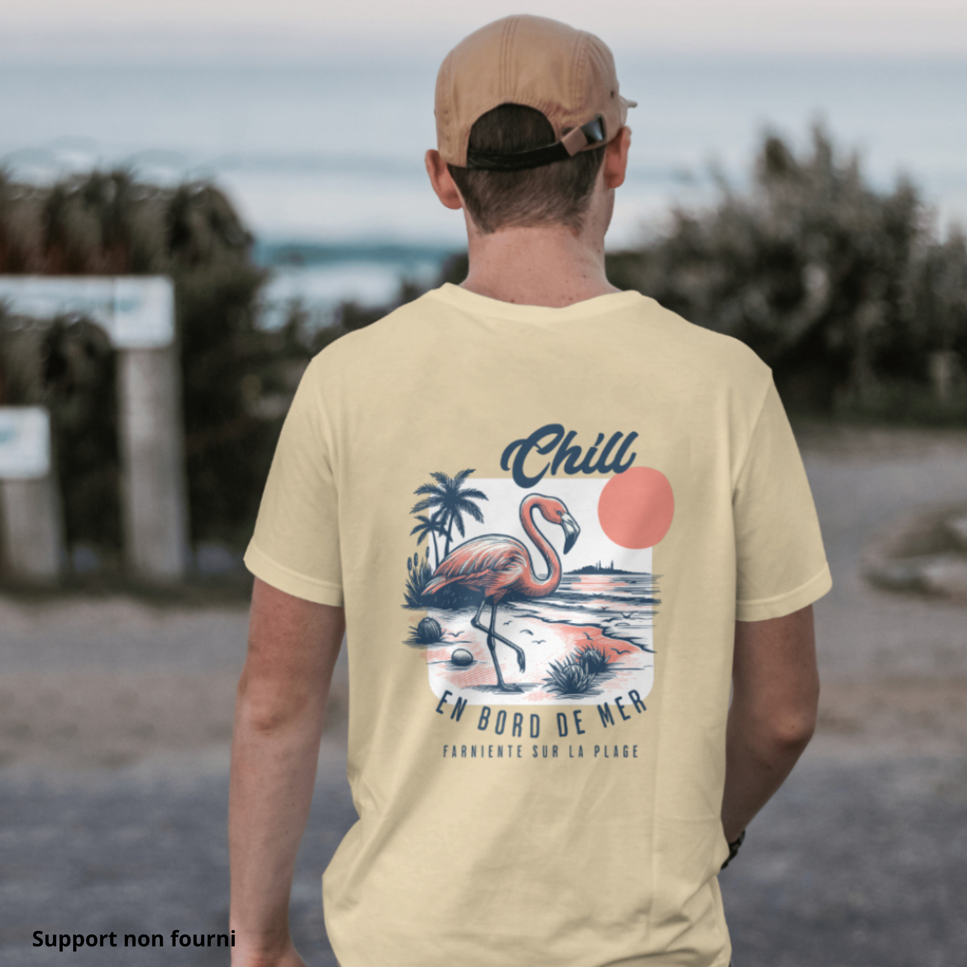 T-shirt en coton personnalisé avec transfert DTF