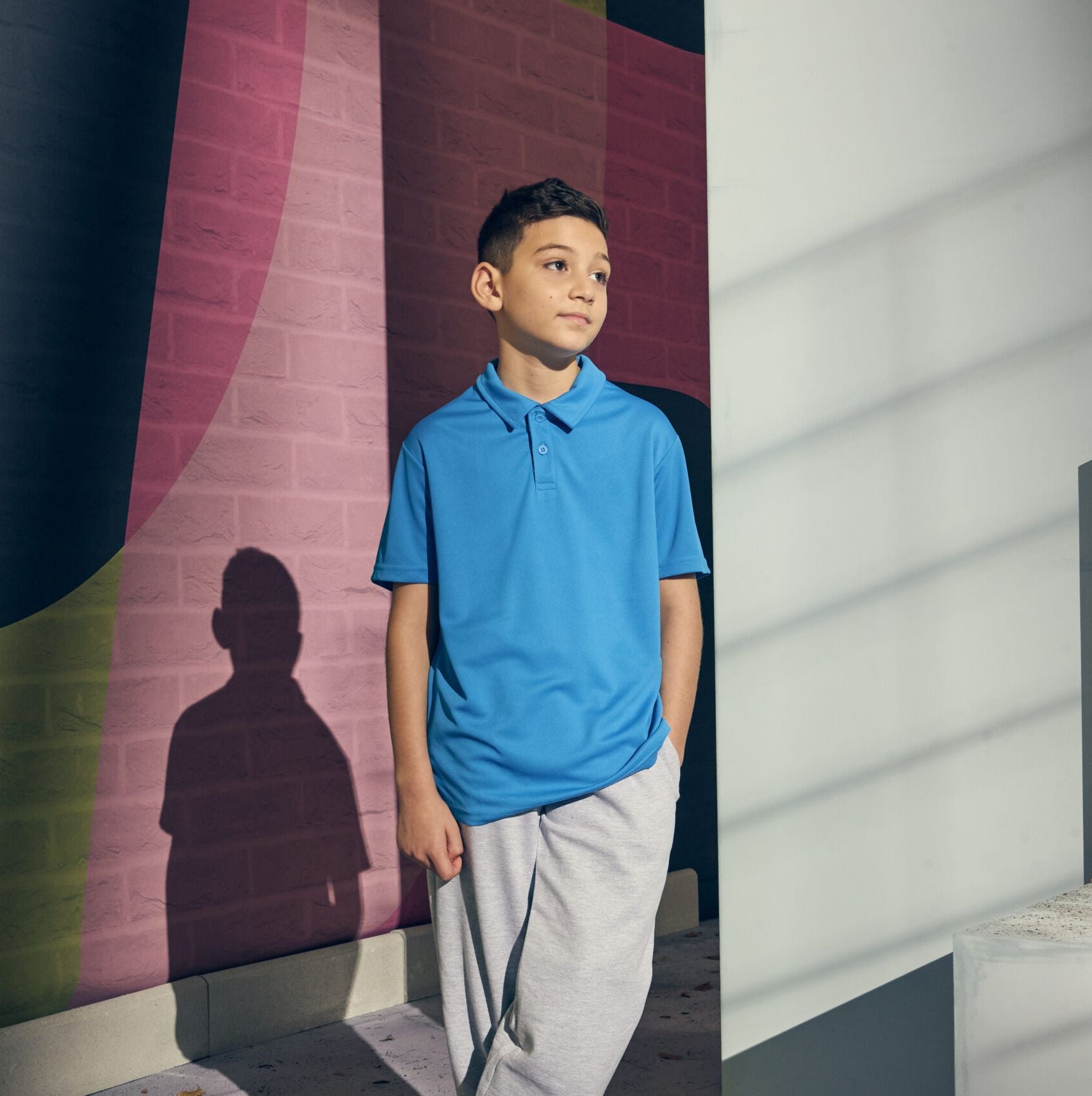 Polo enfant respirant - JUST COOL - #JC040J