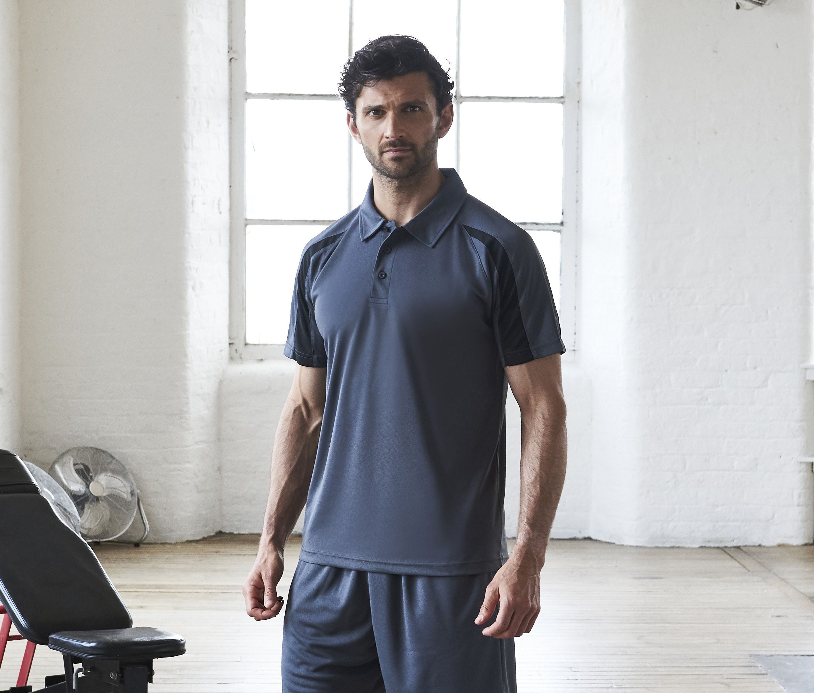 Polo de sport contrasté Neoteric™ - JUST COOL - #JC043