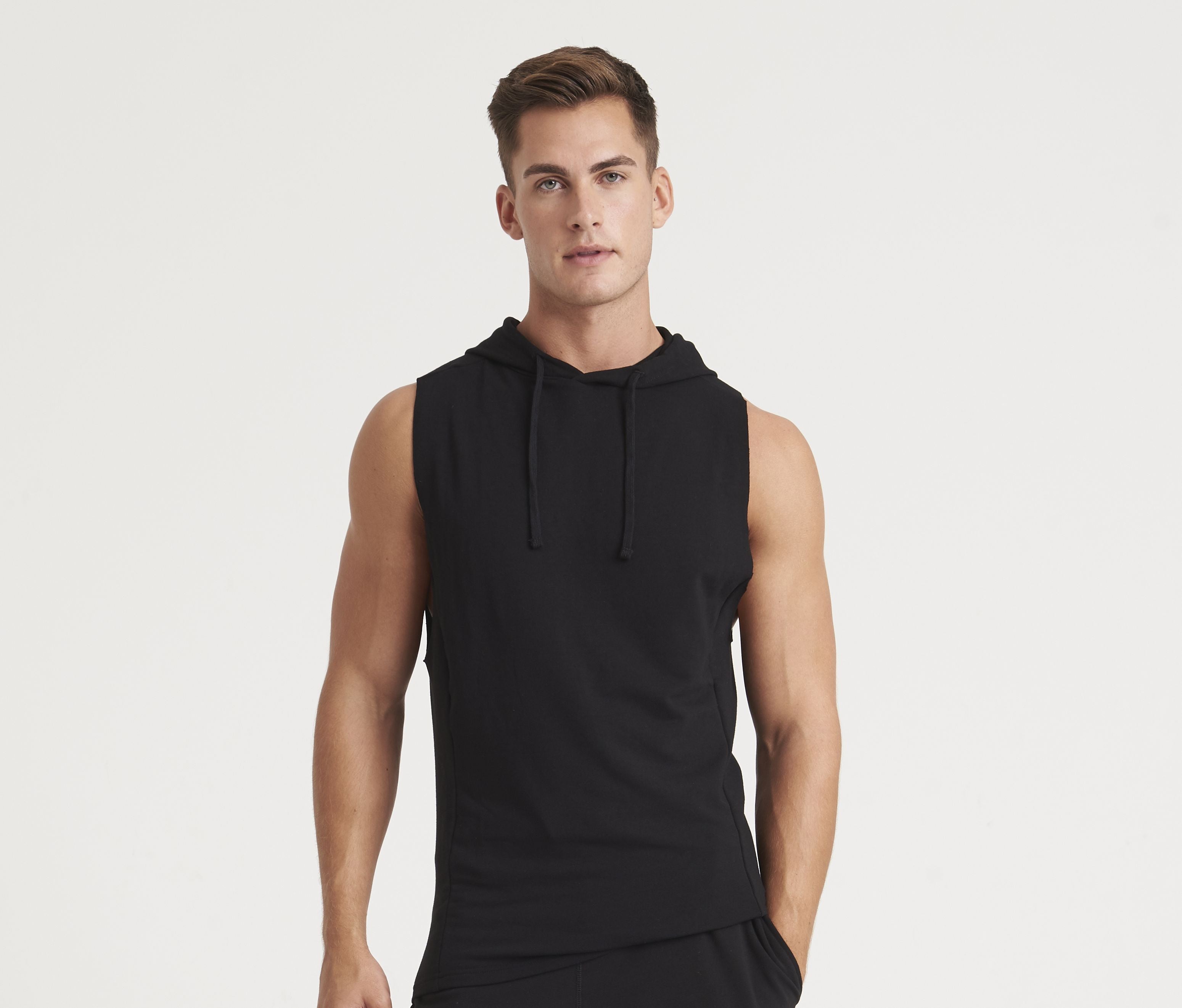 Sweat à capuche sans manche - JUST COOL - #JC053