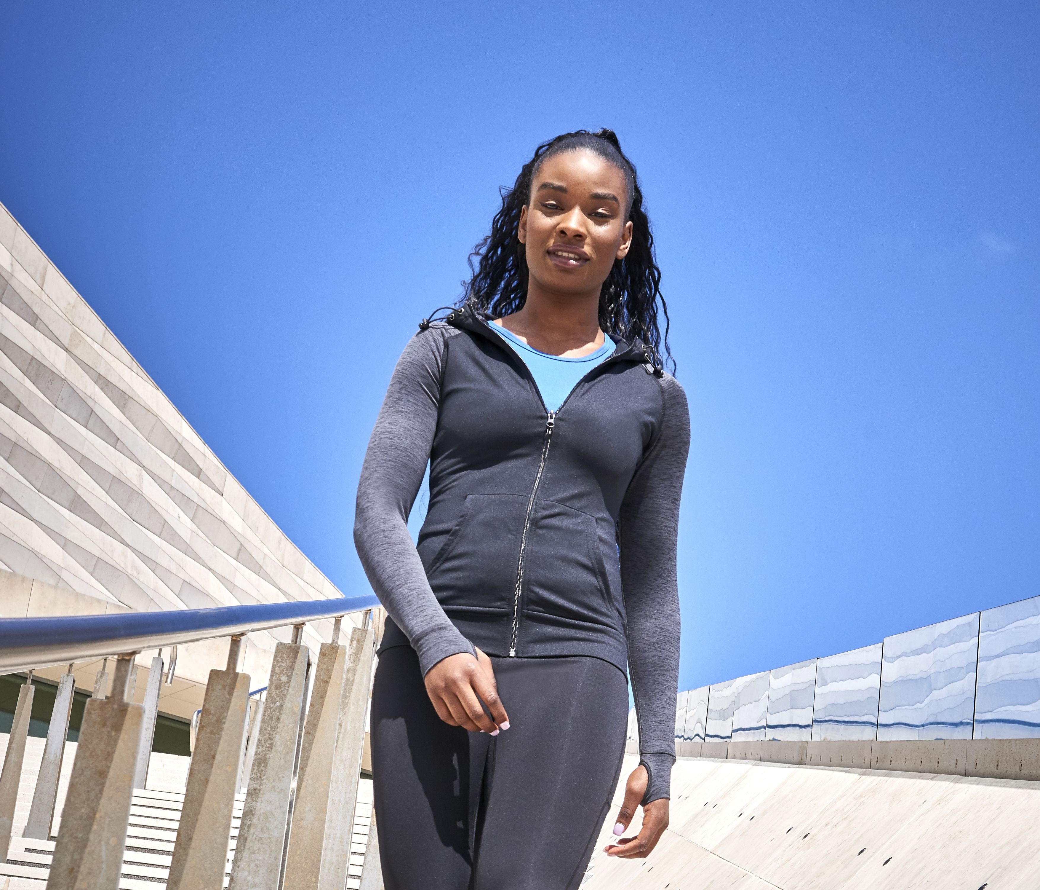 Sweat femme contrasté - JUST COOL - #JC058