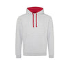 HEATHER GREY/FIRE RED