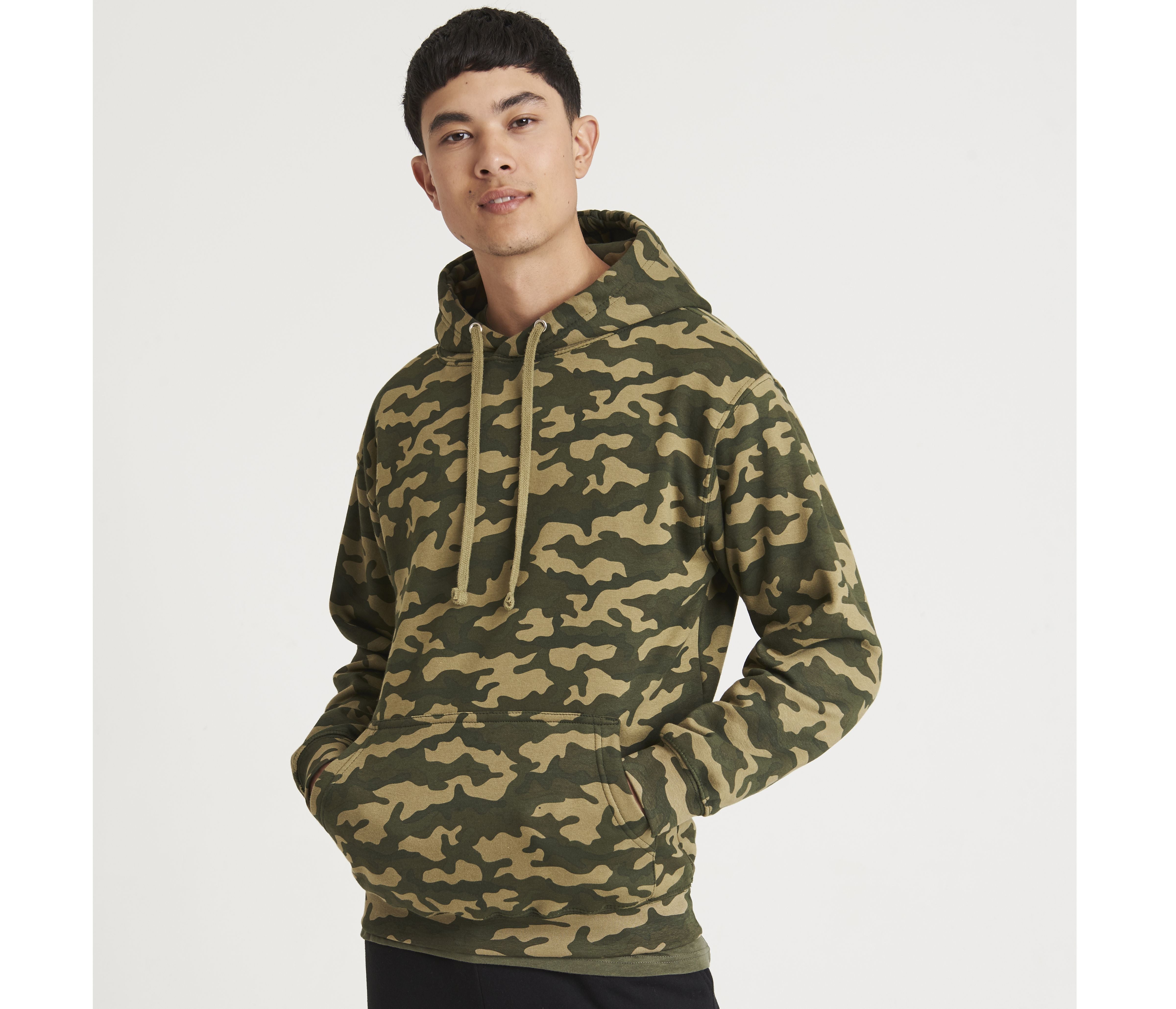 Sweat capuche camouflage - JUST HOODS - #JH014