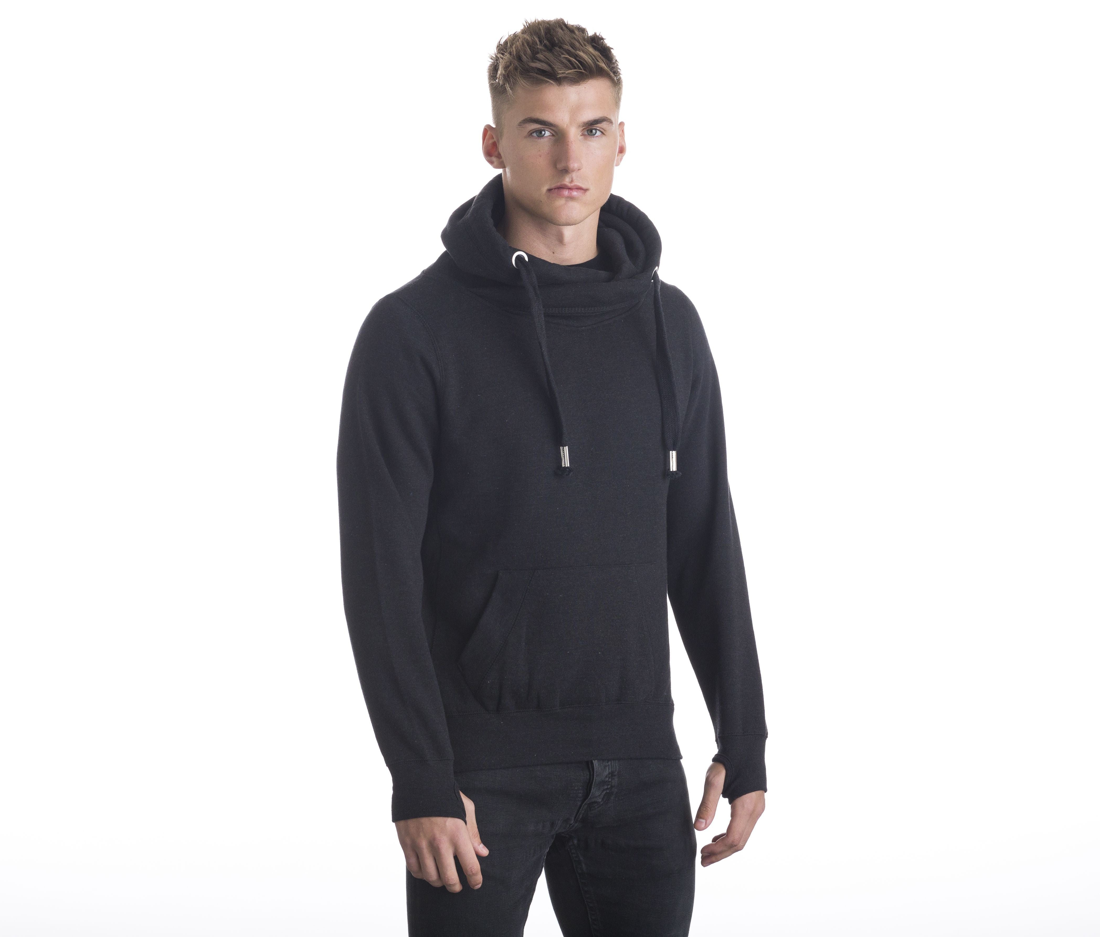 Sweat col croisé - JUST HOODS - #JH021