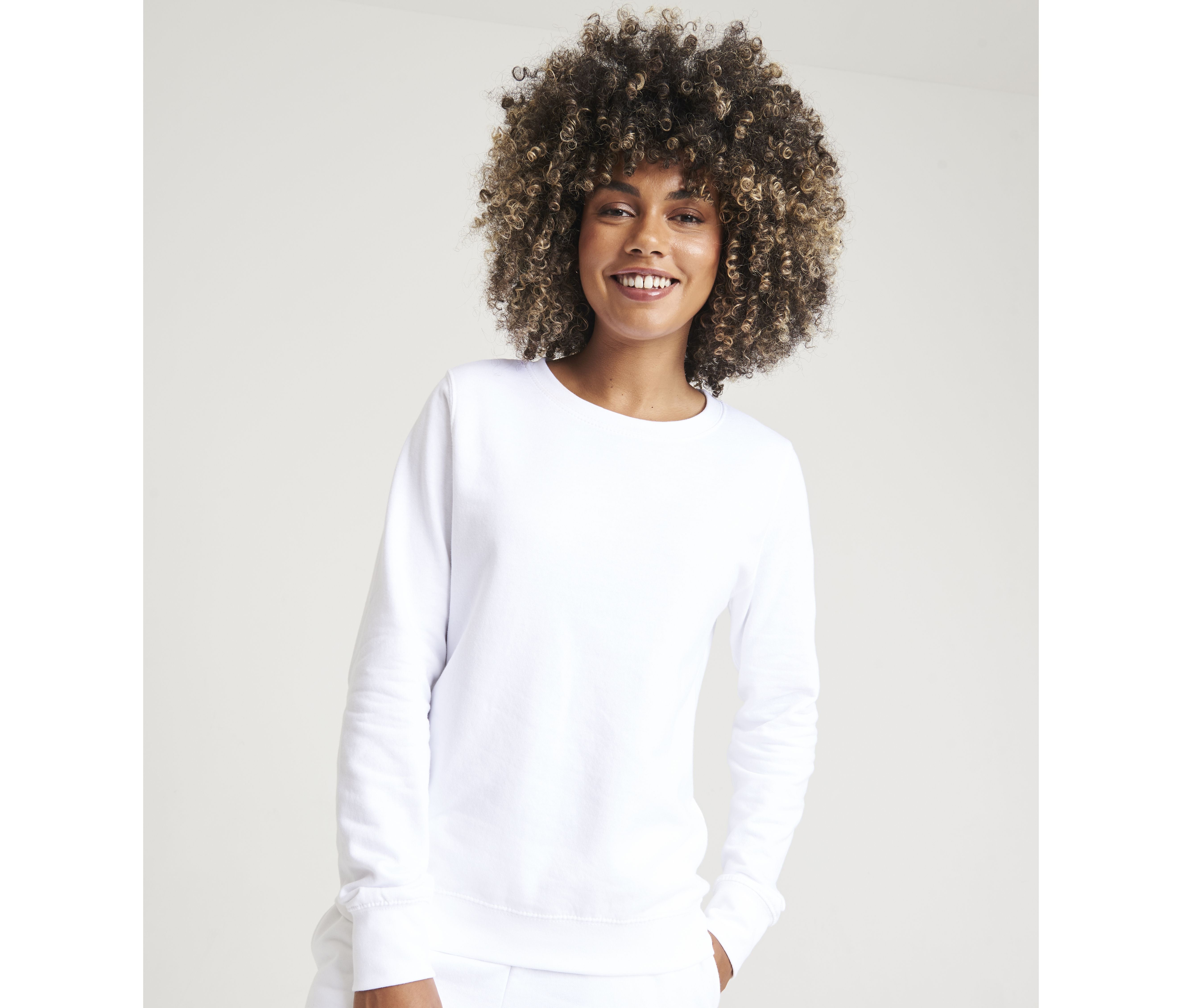 Sweat col rond femme - JUST HOODS - #JH030F