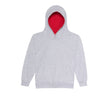 HEATHER GREY/FIRE RED